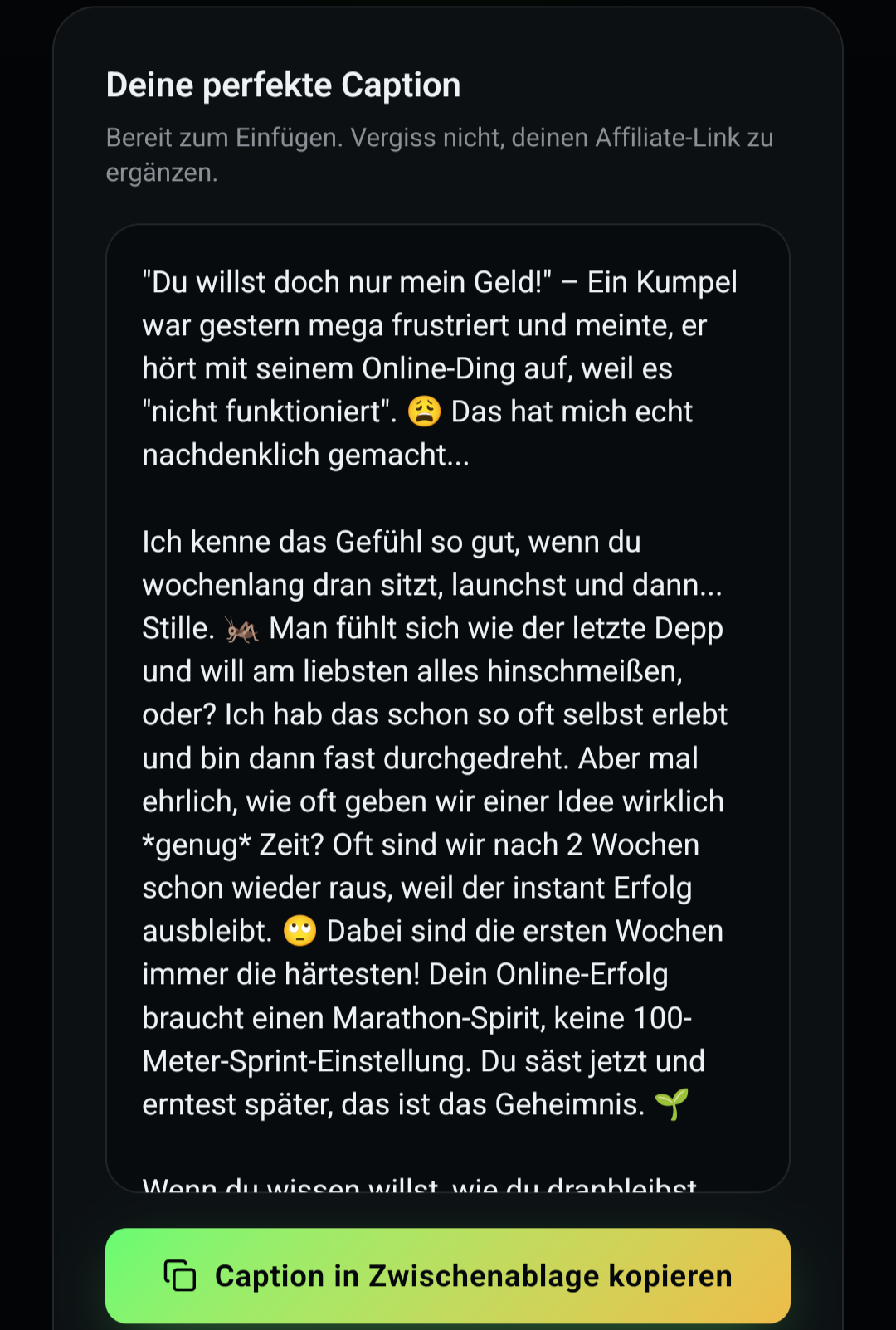 Eigener Screenshot 3 zu postsniper