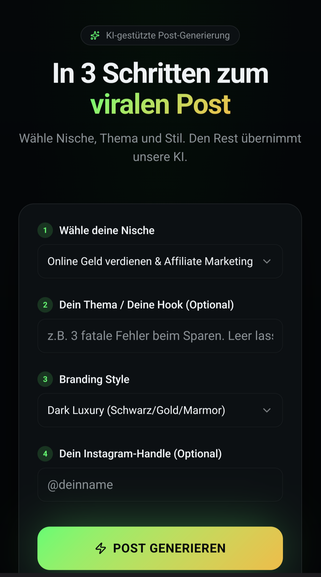 Eigener Screenshot 1 zu postsniper