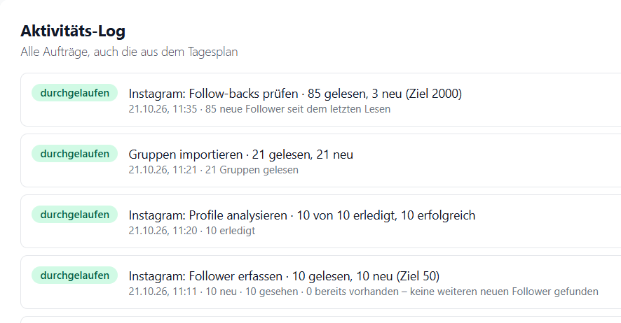 Eigener Screenshot 2 zu ManyFlow von Sven Meier